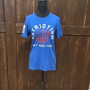 Blue Graphic Women's Top